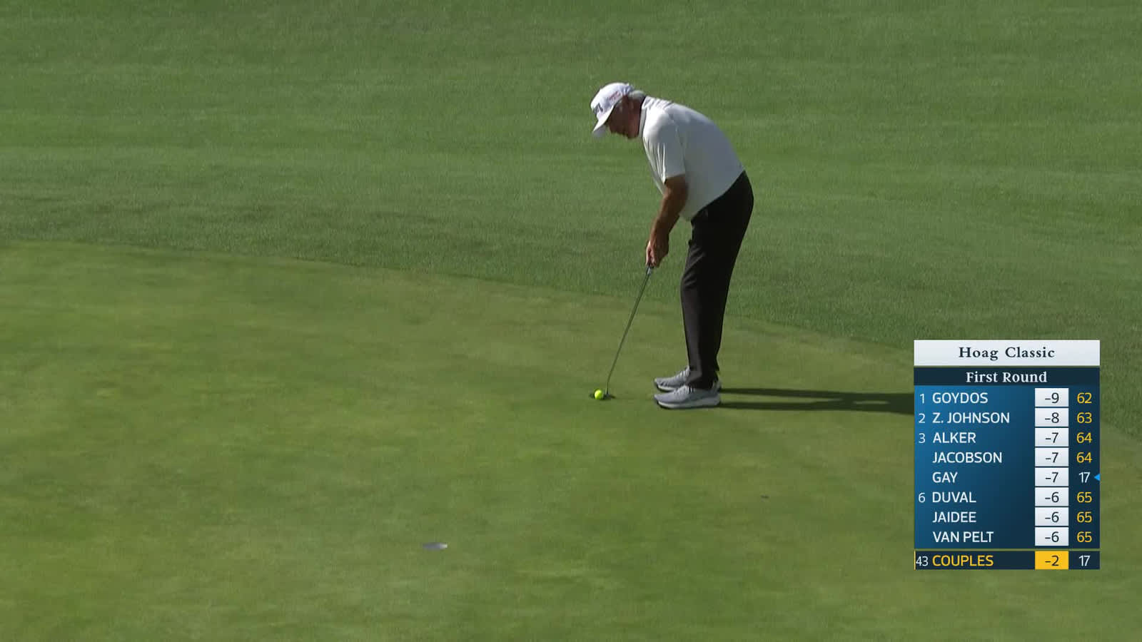 Fred Couples | Round 1 | 18th hole | Shot 5 | 2026 Hoag Classic
