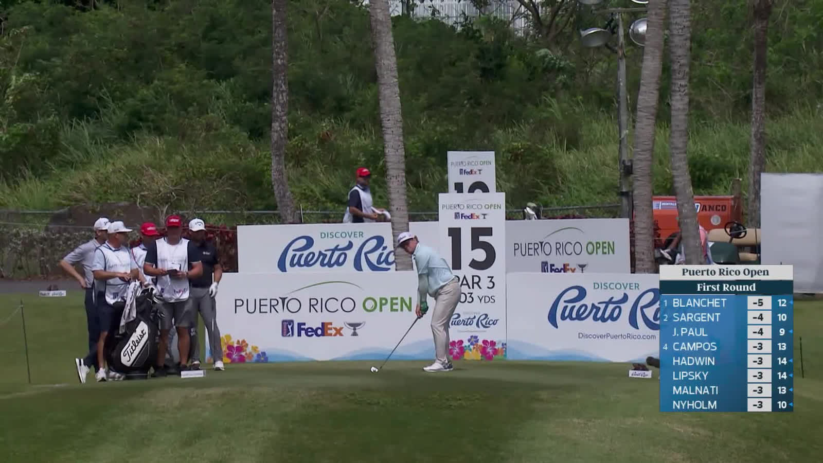 Charley Hoffman | Round 1 | 15th hole | Shot 1 | 2026 Puerto Rico