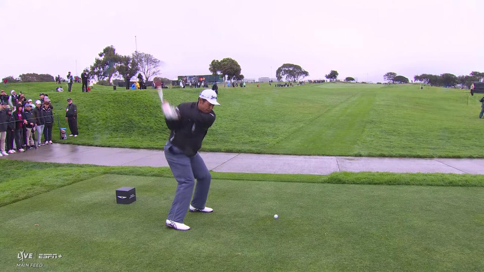 Hideki Matsuyama | Round 1 | 2nd hole | Shot 1 | 2025 Genesis