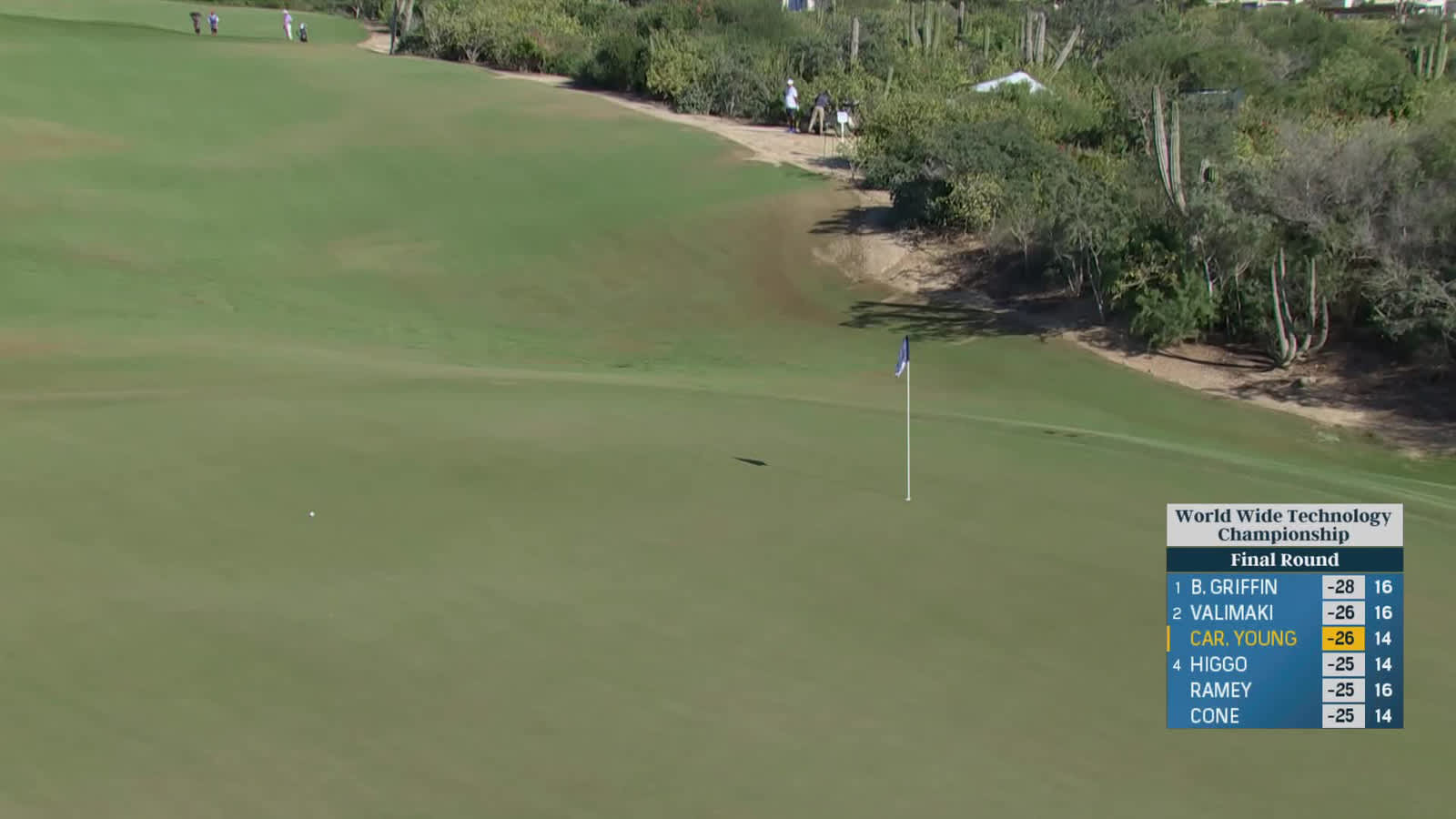 Carson Young | Round 4 | 15th hole | Shot 2 | 2025 World Wide Technology