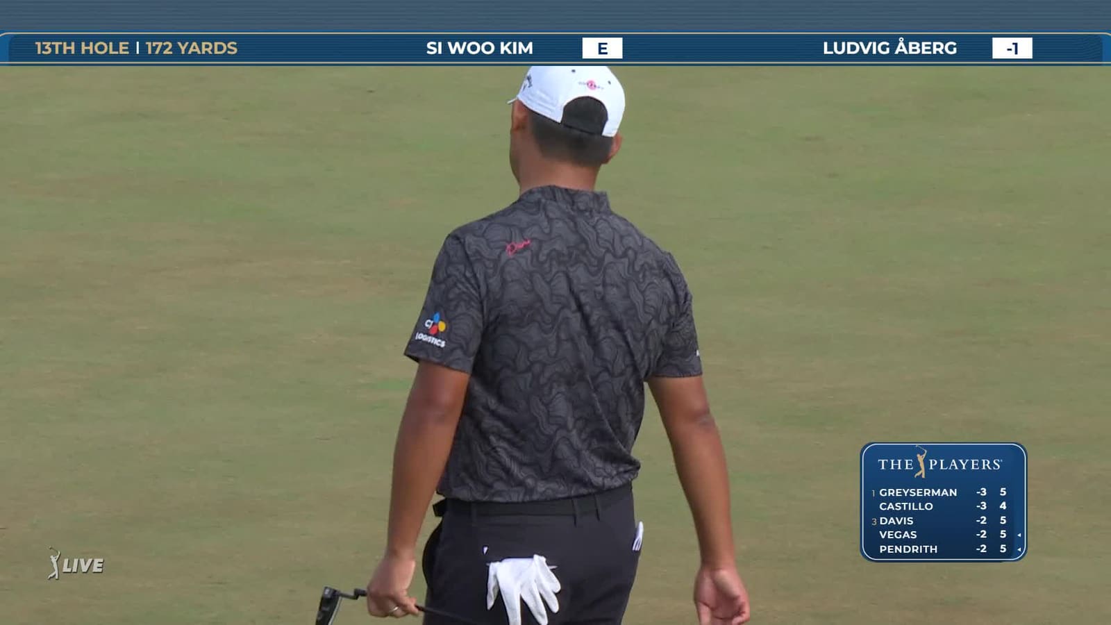 Si Woo Kim | Round 1 | 13th hole | Shot 3 | 2026 THE PLAYERS