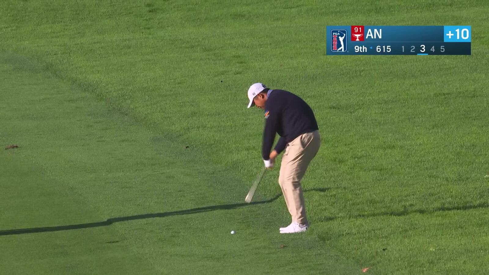 Daniel Berger | Round 2 | 17th hole | Shot 4 | 2025 Genesis