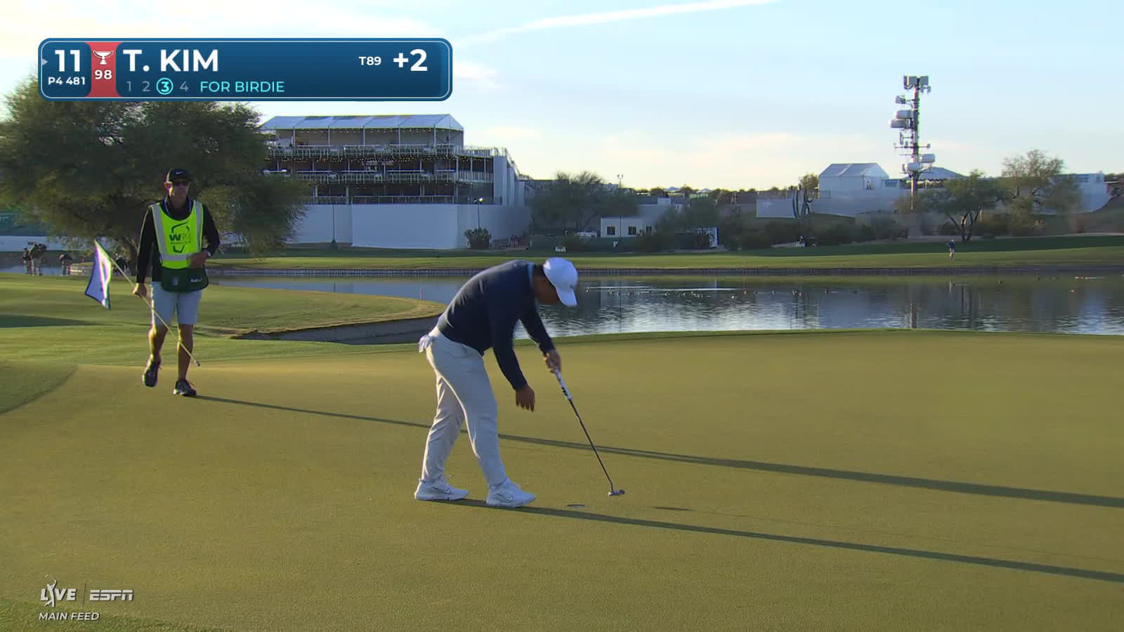 Tom Kim | Round 2 | 11th hole | Shot 3 | 2026 WM Phoenix Open