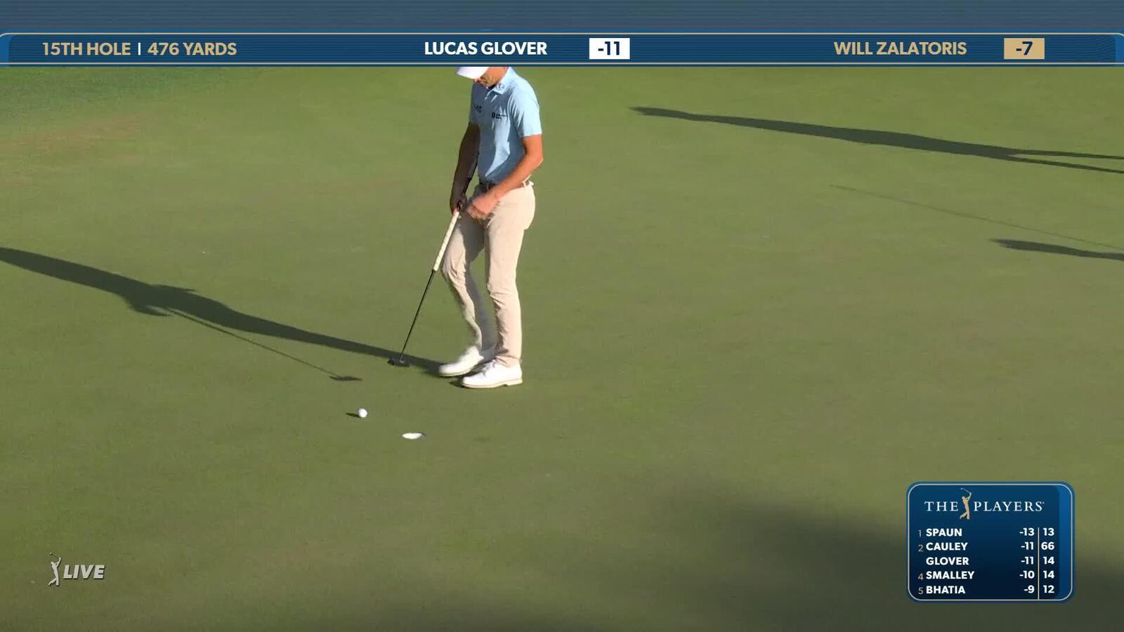 Will Zalatoris | Round 3 | 15th hole | Shot 6 | 2025 THE PLAYERS