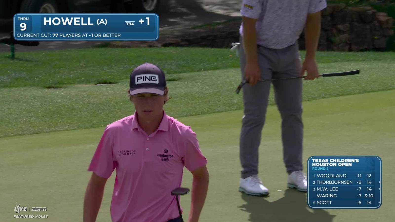 Mason Howell | Round 2 | 9th hole | Shot 2 | 2026 Texas Children's