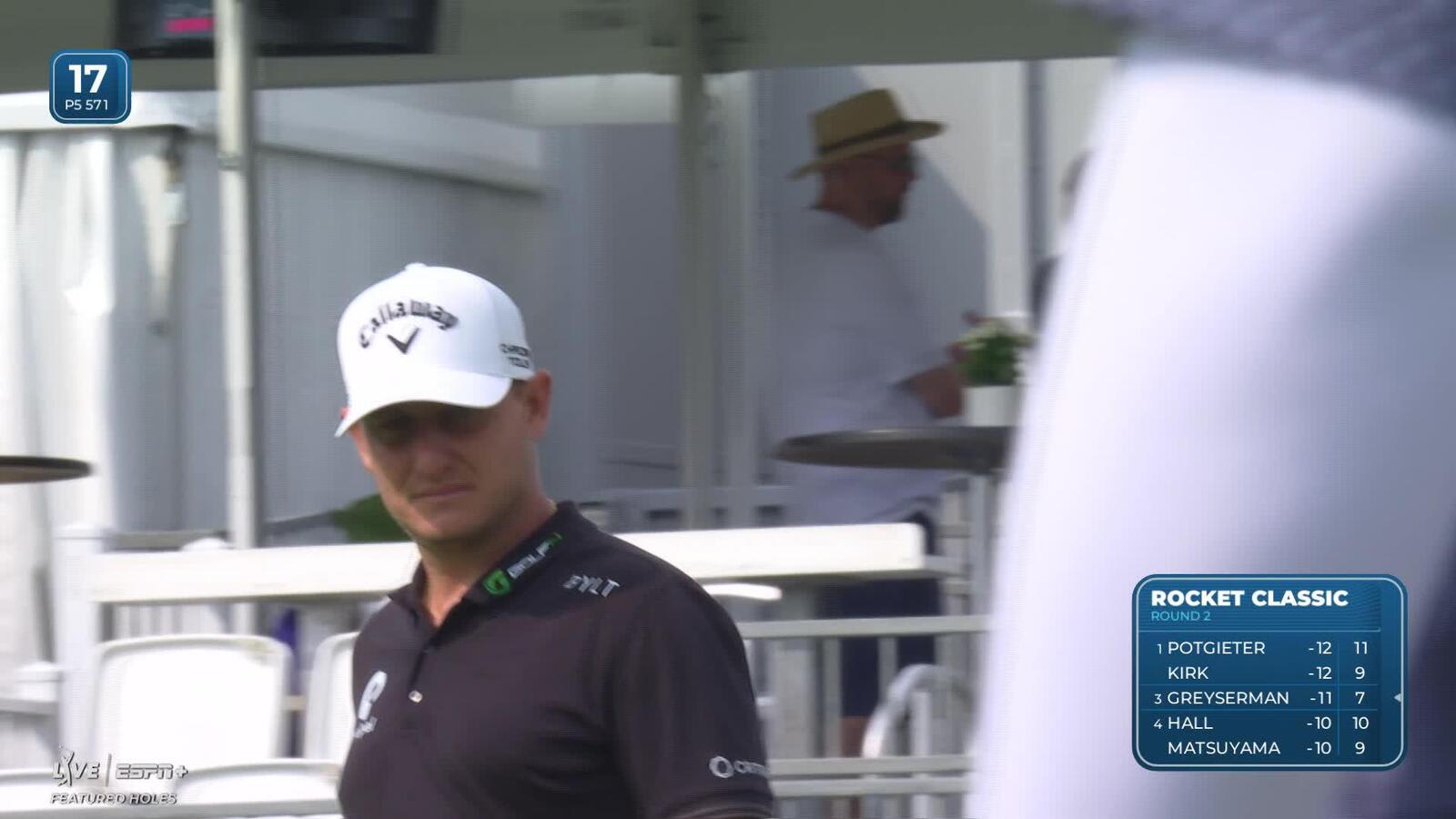 Emiliano Grillo | Round 2 | 18th hole | Shot 4 | 2025 Rocket Classic