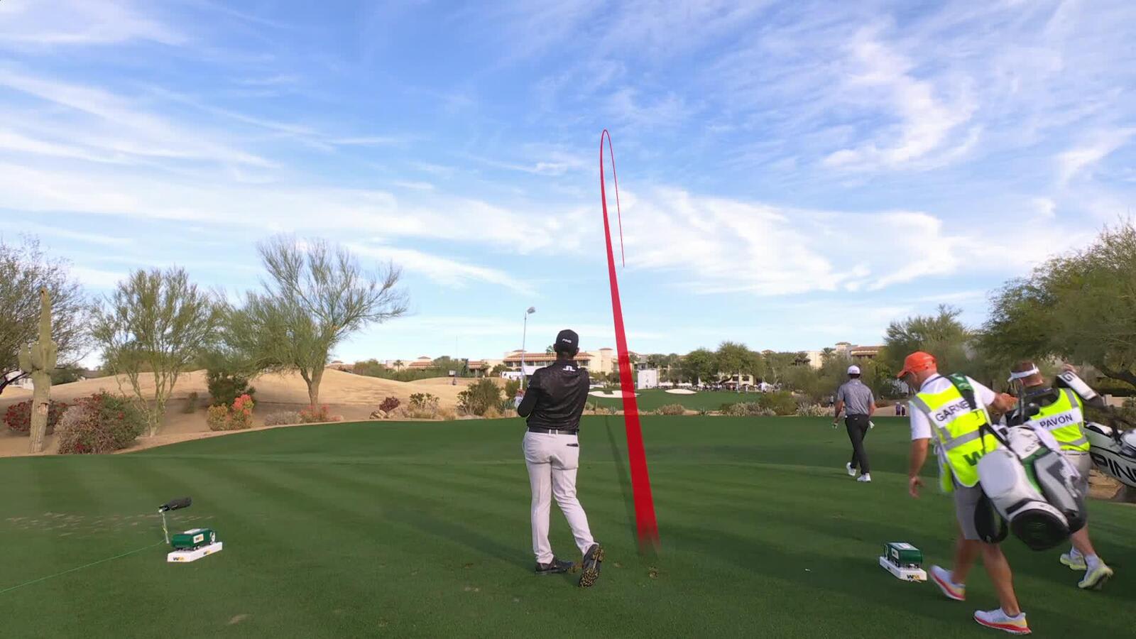 Matthieu Pavon | Round 2 | 4th hole | Shot 1 | 2025 WM Phoenix Open