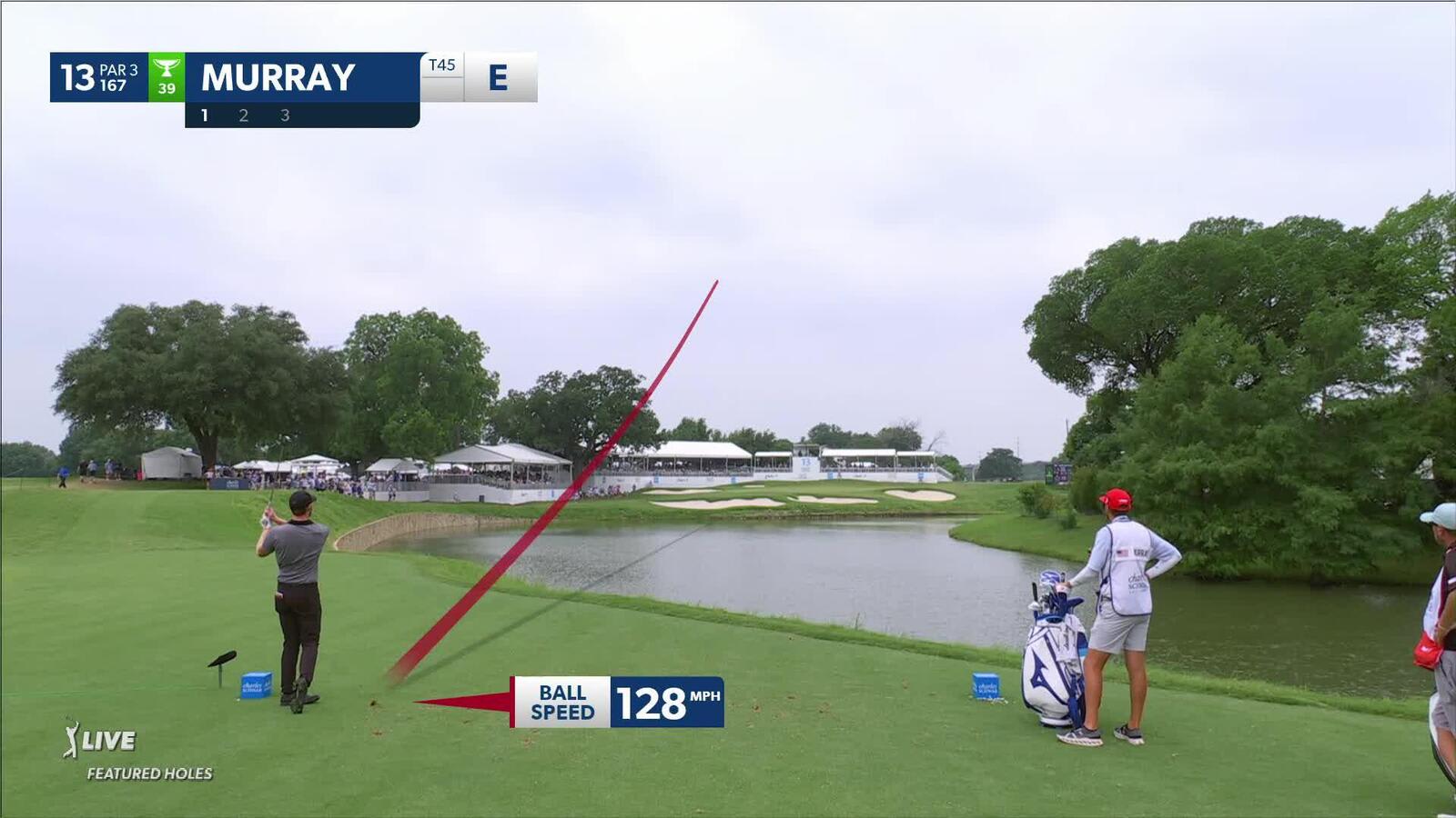 Grayson Murray | 2024 Charles Schwab | Round 2 | 13th hole | Shot 1