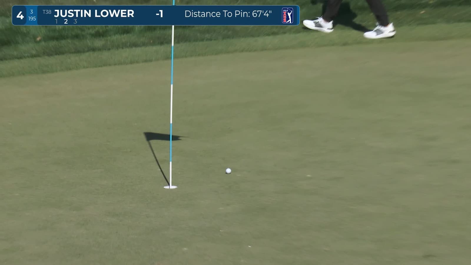 Justin Lower | Round 2 | 4th hole | Shot 2 | 2026 Valspar