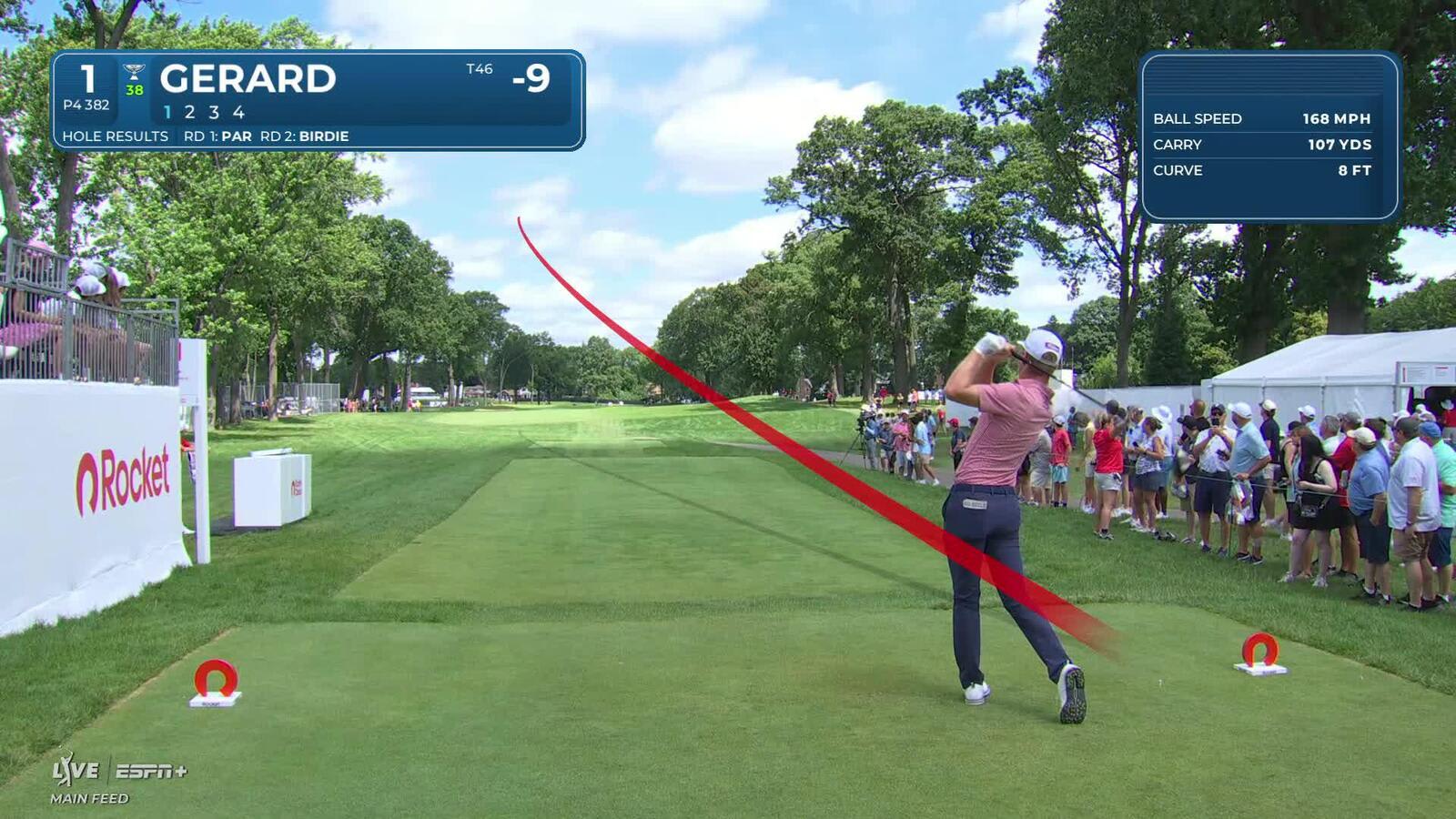 Ryan Gerard | Round 3 | 1st hole | Shot 1 | 2025 Rocket Classic