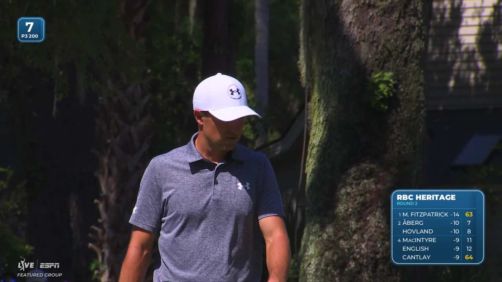 Jordan Spieth | Round 2 | 7th hole | Shot 3 | 2026 RBC Heritage