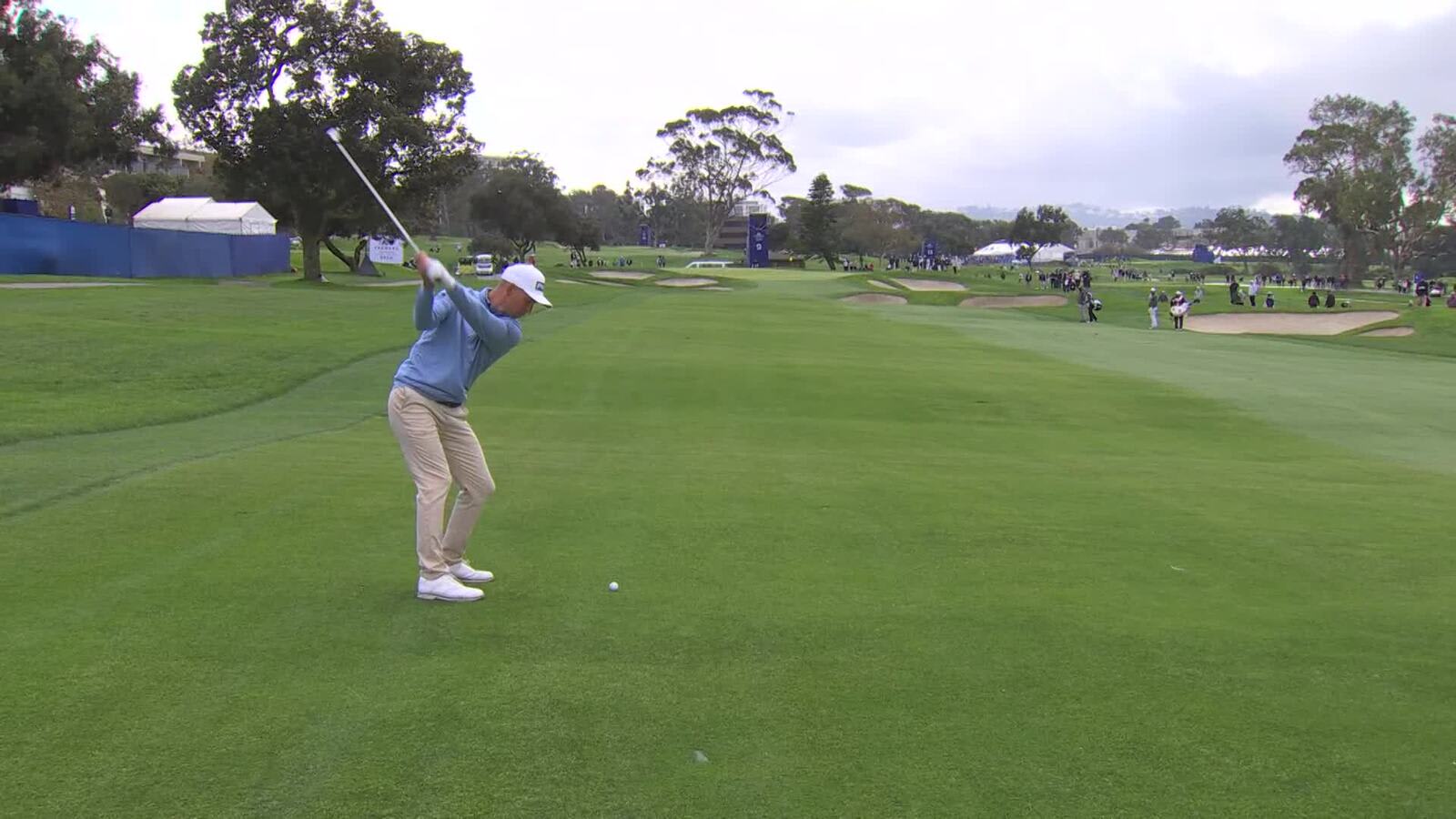 Sam Stevens | Round 4 | 9th hole | Shot 3 | 2025 Farmers