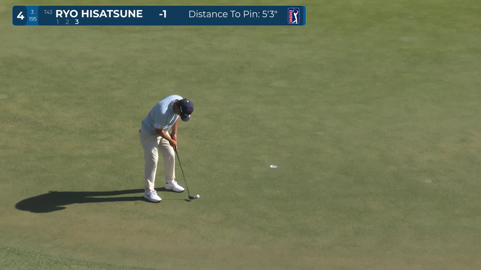 Ryo Hisatsune | Round 3 | 4th hole | Shot 3 | 2026 Valspar