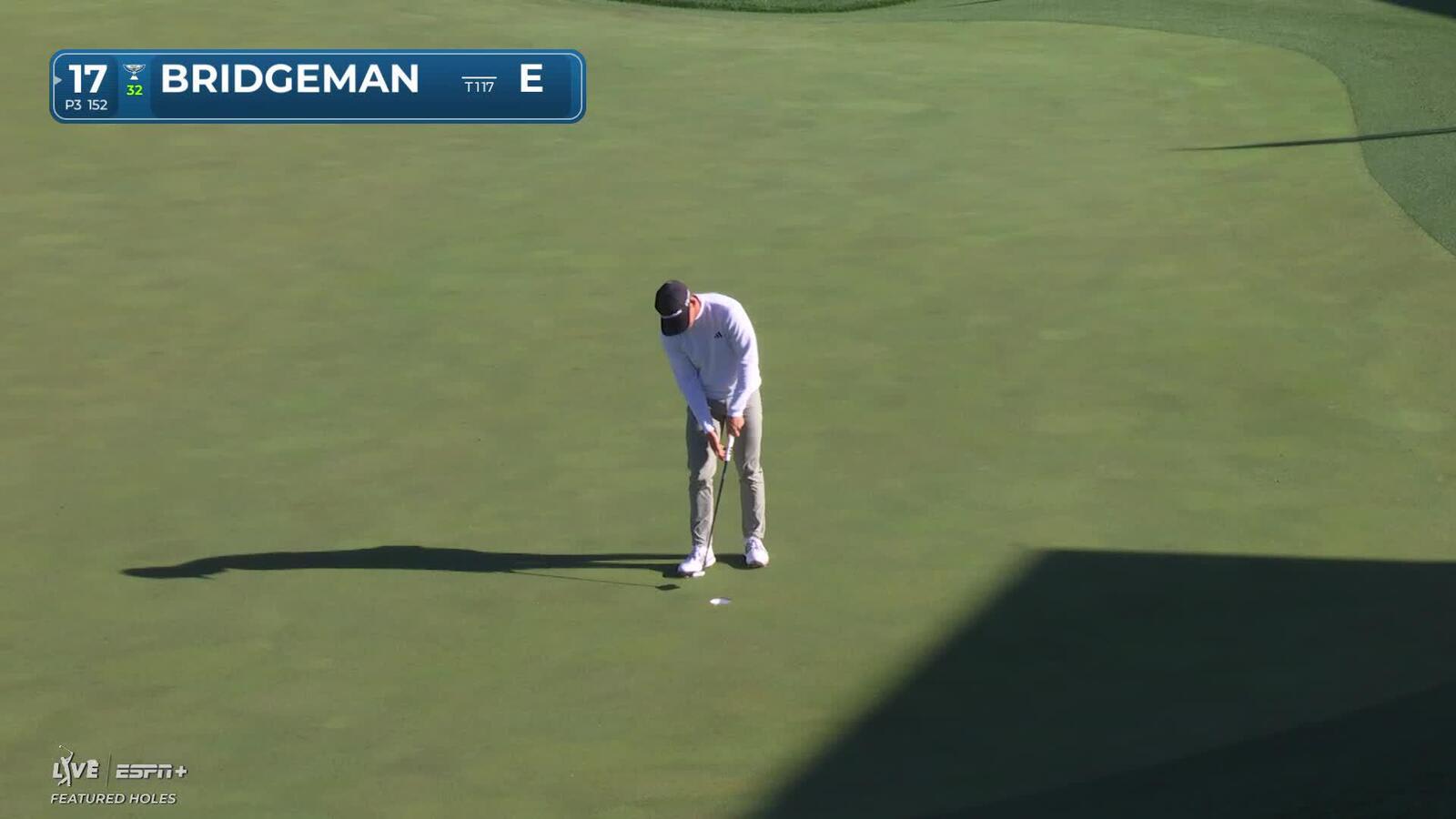 Jacob Bridgeman | Round 2 | 17th hole | Shot 3 | 2025 THE CJ CUP