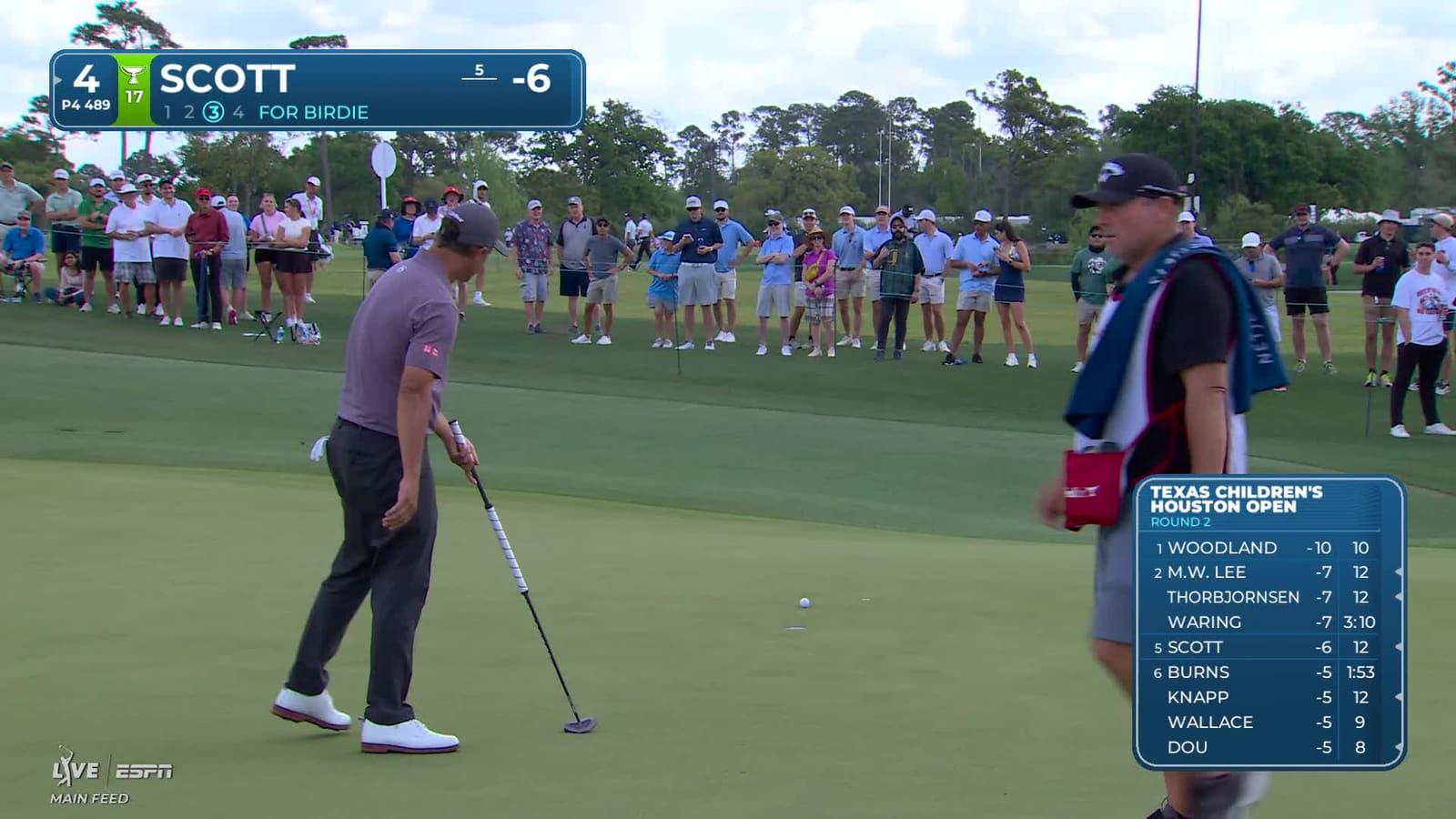 Adam Scott | Round 2 | 4th hole | Shot 3 | 2026 Texas Children's
