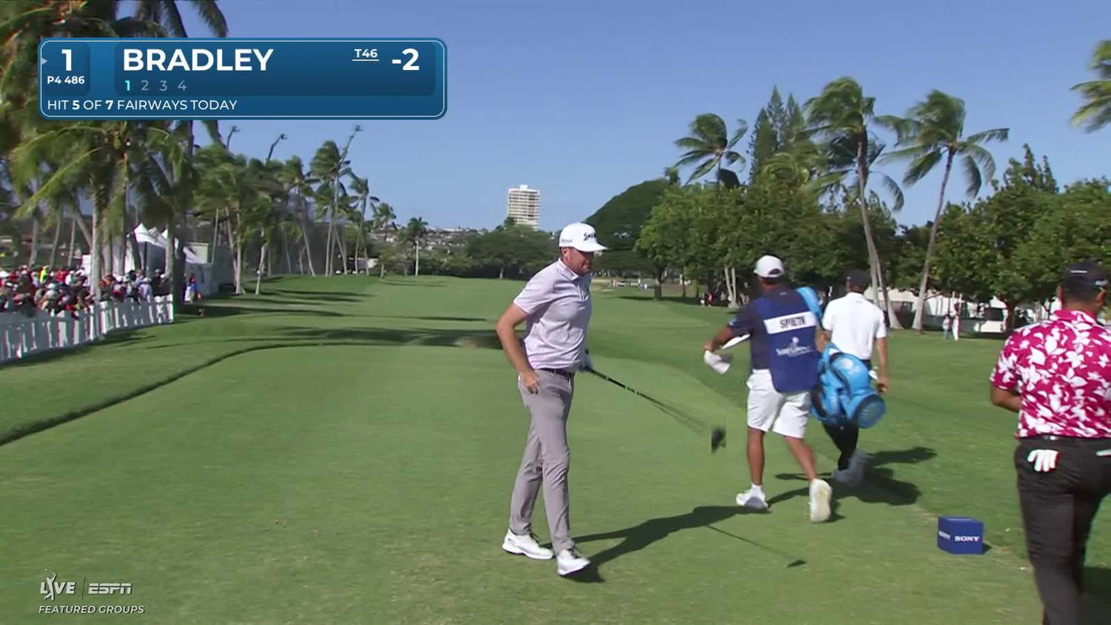 Keegan Bradley | Round 2 | 1st hole | Shot 1 | 2026 Sony Open