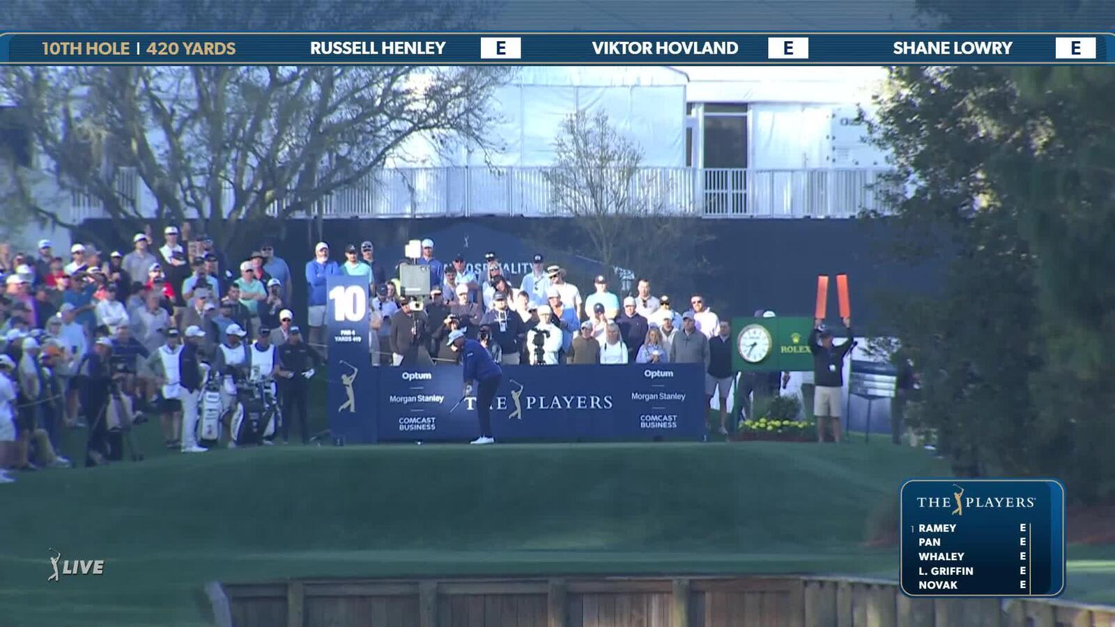 Shane Lowry | Round 1 | 10th hole | Shot 1 | 2025 THE PLAYERS