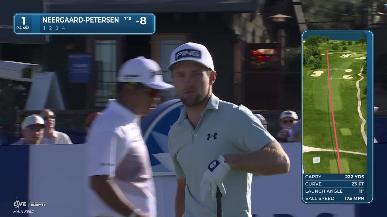 Rasmus Neergaard-Petersen | Round 3 | 1st hole | Shot 1 | 2026 Farmers