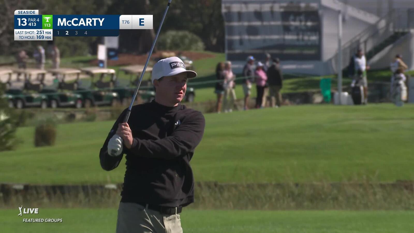 Matt McCarty | Round 1 | 13th hole | Shot 2 | 2024 The RSM Classic