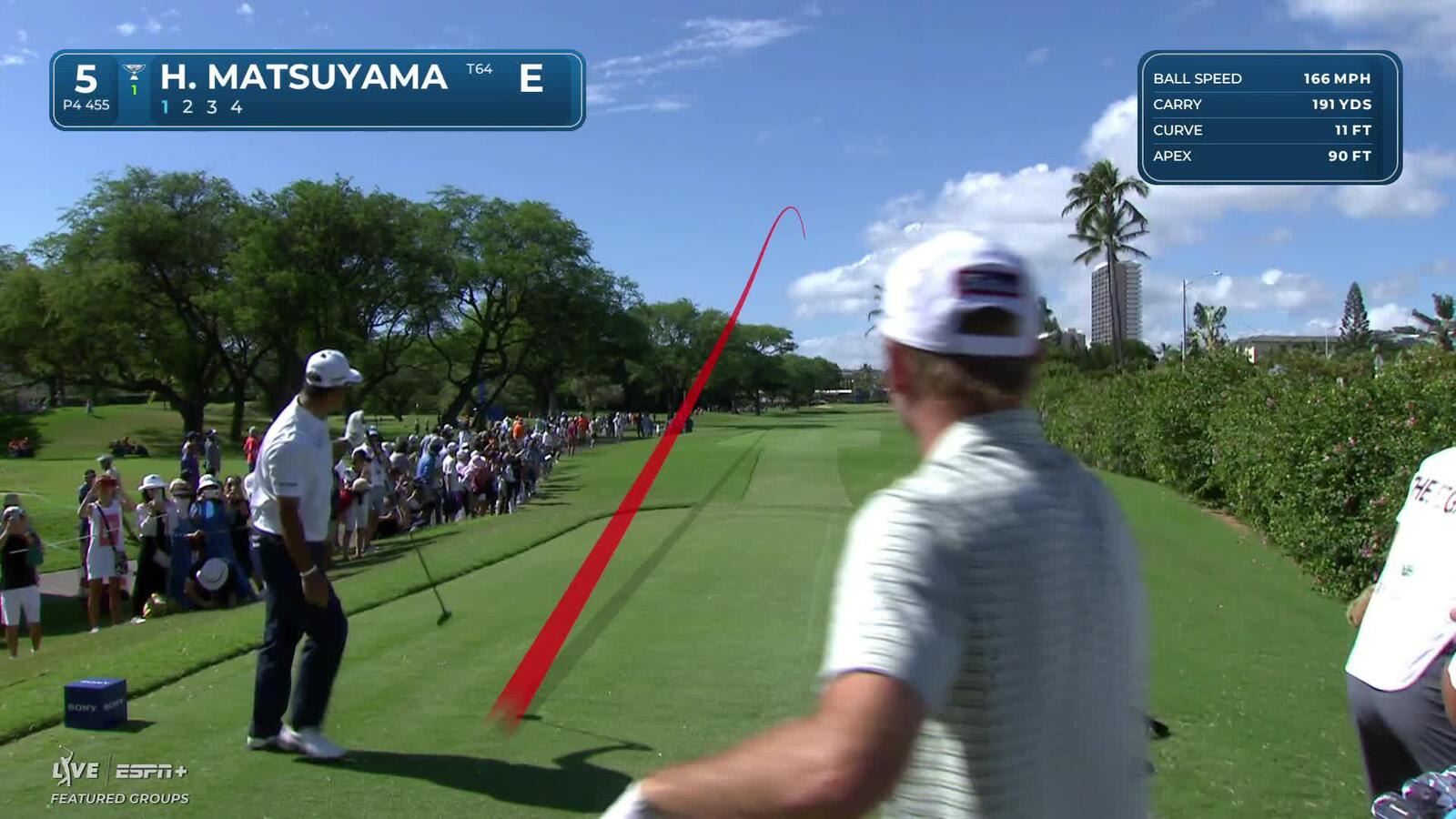 Hideki Matsuyama | Round 1 | 5th hole | Shot 1 | 2025 Sony Open