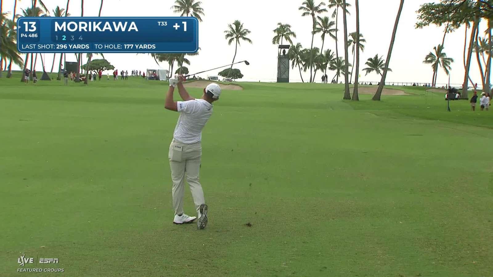 Collin Morikawa | Round 1 | 13th hole | Shot 2 | 2026 Sony Open
