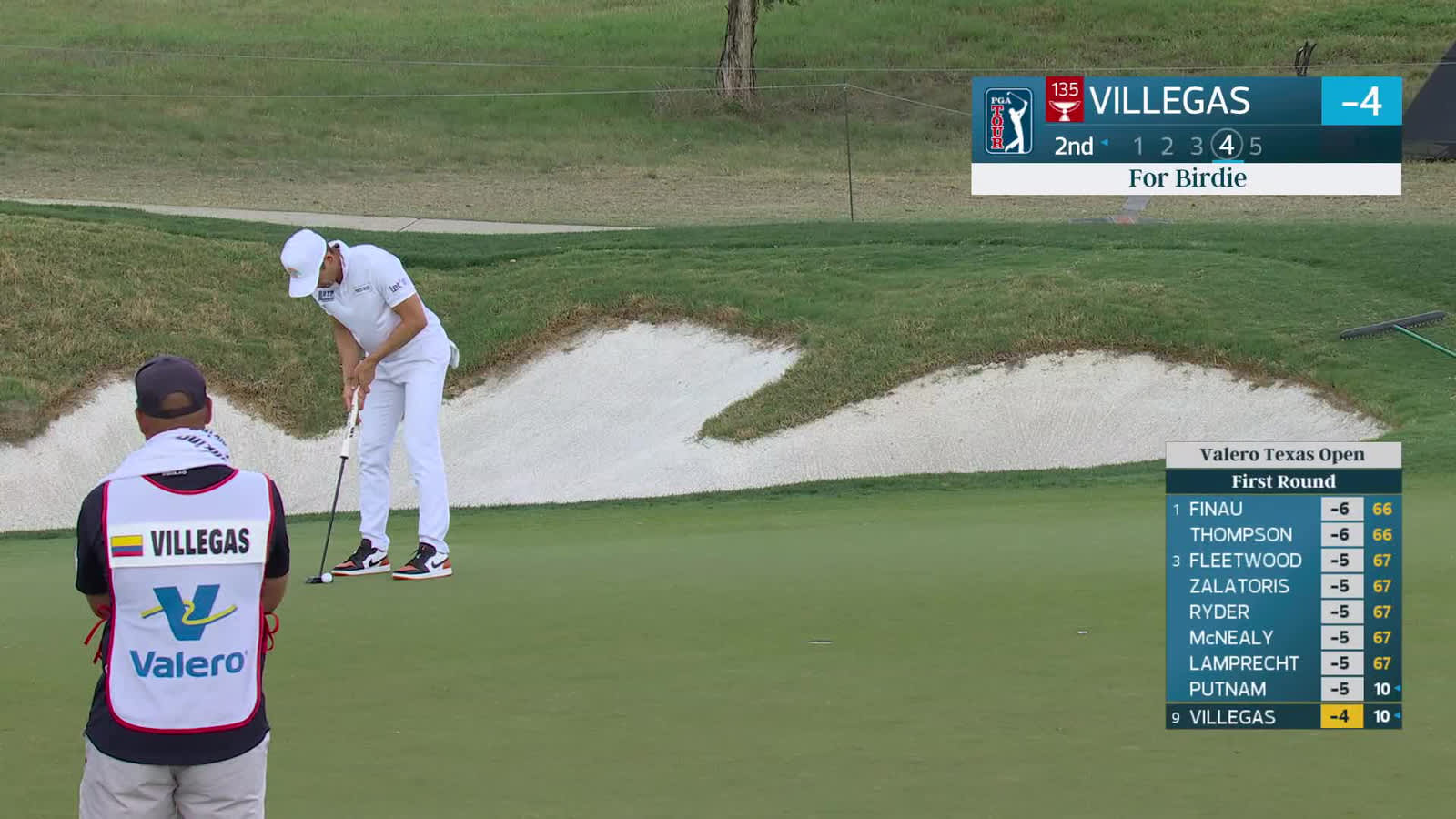Camilo Villegas | Round 1 | 2nd hole | Shot 4 | 2026 Valero