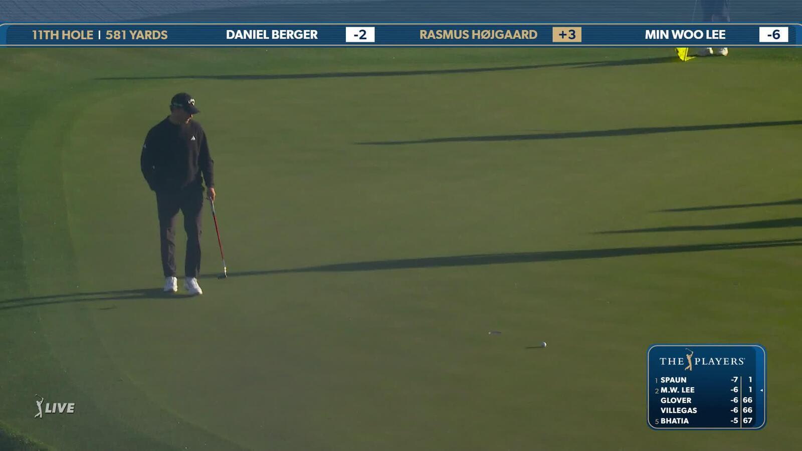 Rasmus Hojgaard | Round 2 | 11th hole | Shot 4 | 2025 THE PLAYERS