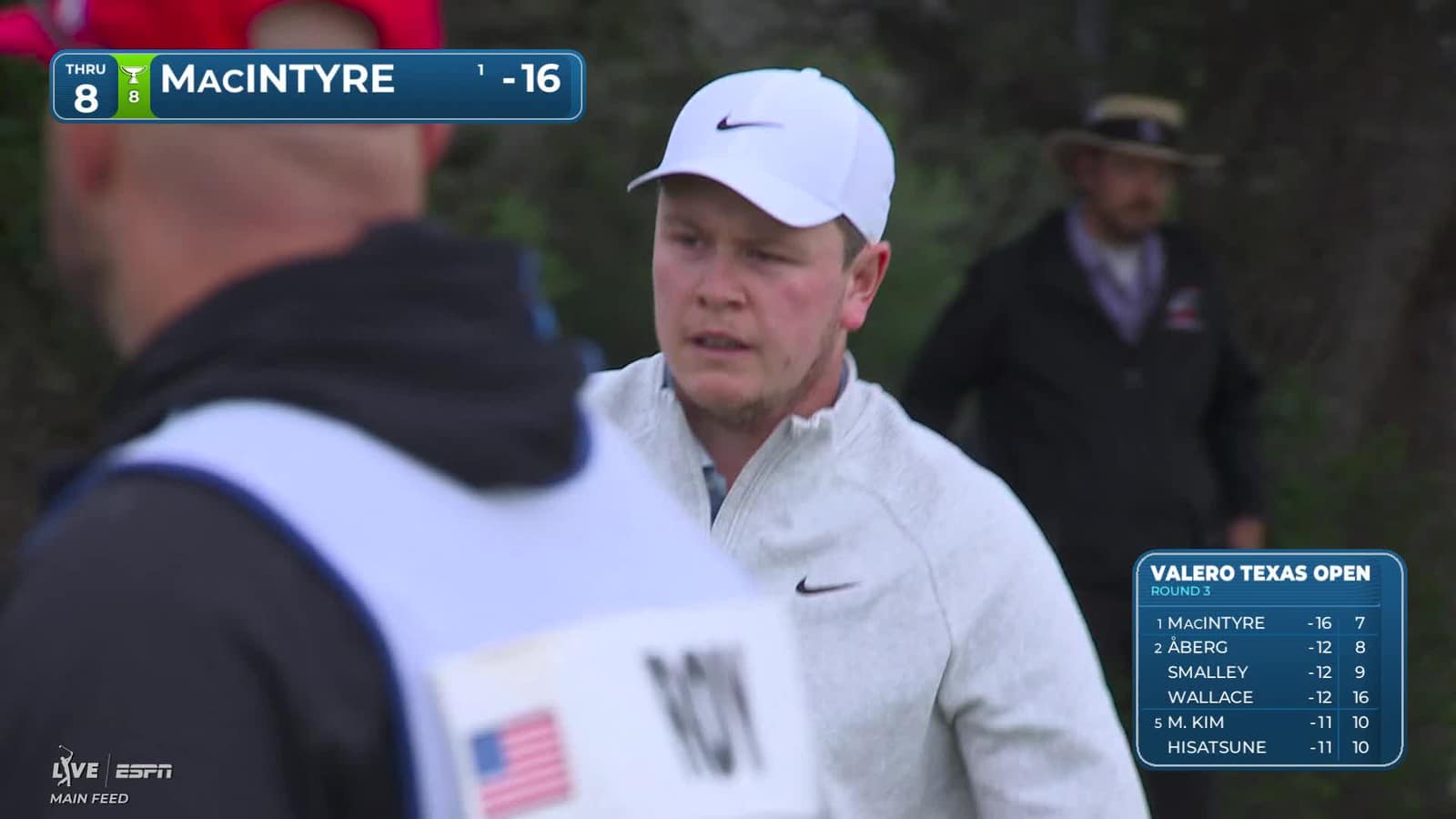 Robert MacIntyre | Round 3 | 8th hole | Shot 5 | 2026 Valero