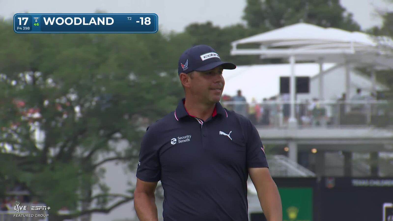 Gary Woodland | Round 4 | 17th hole | Shot 4 | 2025 Houston Open