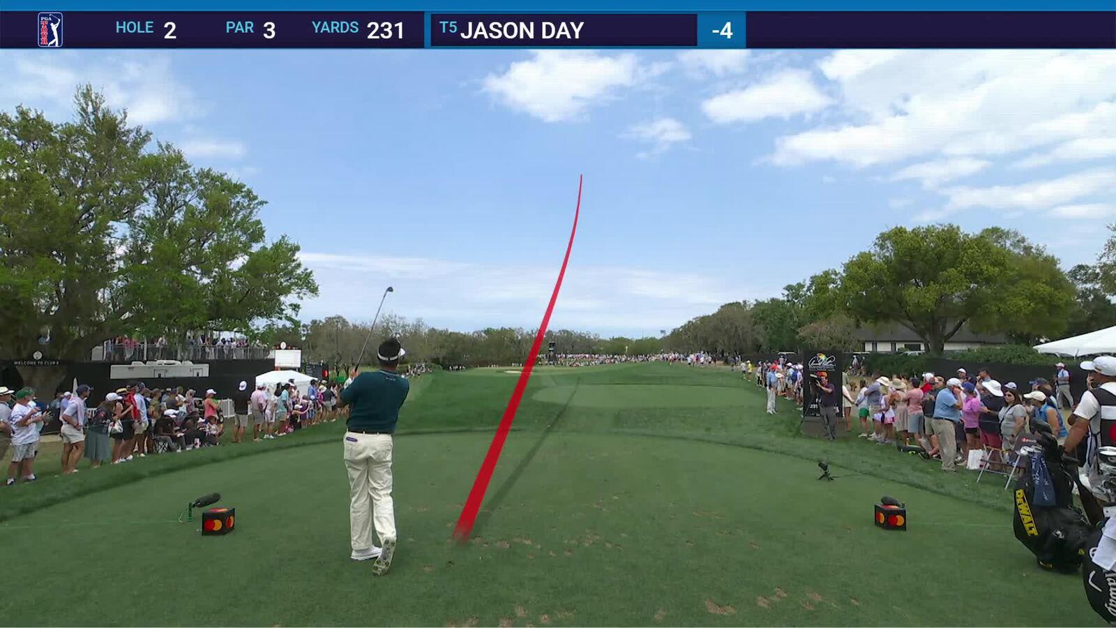 Jason Day | Round 3 | 2nd hole | Shot 1 | 2025 Arnold Palmer Invitational
