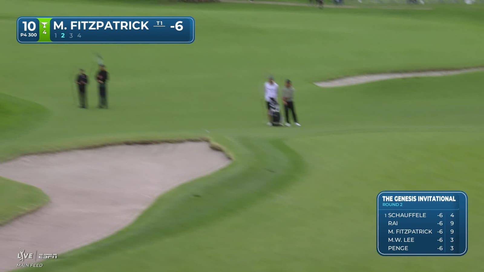 Matt Fitzpatrick | Round 2 | 10th hole | Shot 2 | 2026 The Genesis