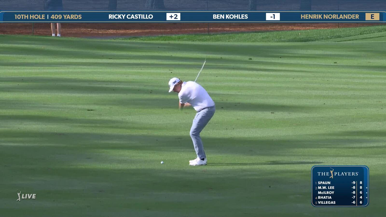 Henrik Norlander | Round 2 | 10th hole | Shot 3 | 2025 THE PLAYERS