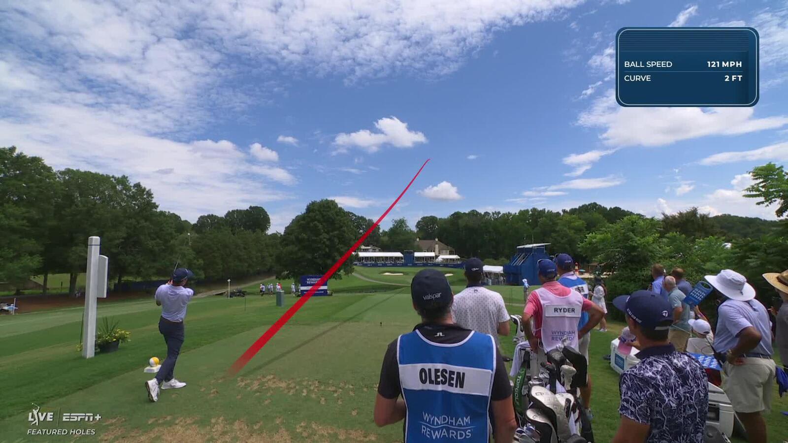 Kevin Kisner | Round 1 | 16th hole | Shot 1 | 2025 Wyndham