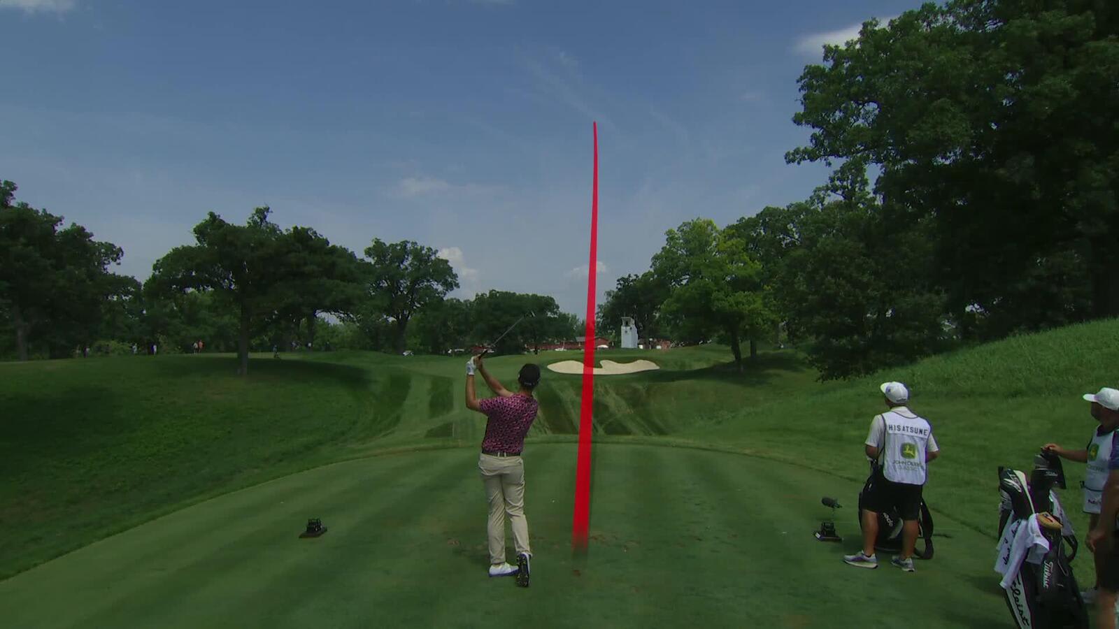 Beau Hossler | Round 3 | 3rd hole | Shot 1 | 2025 John Deere