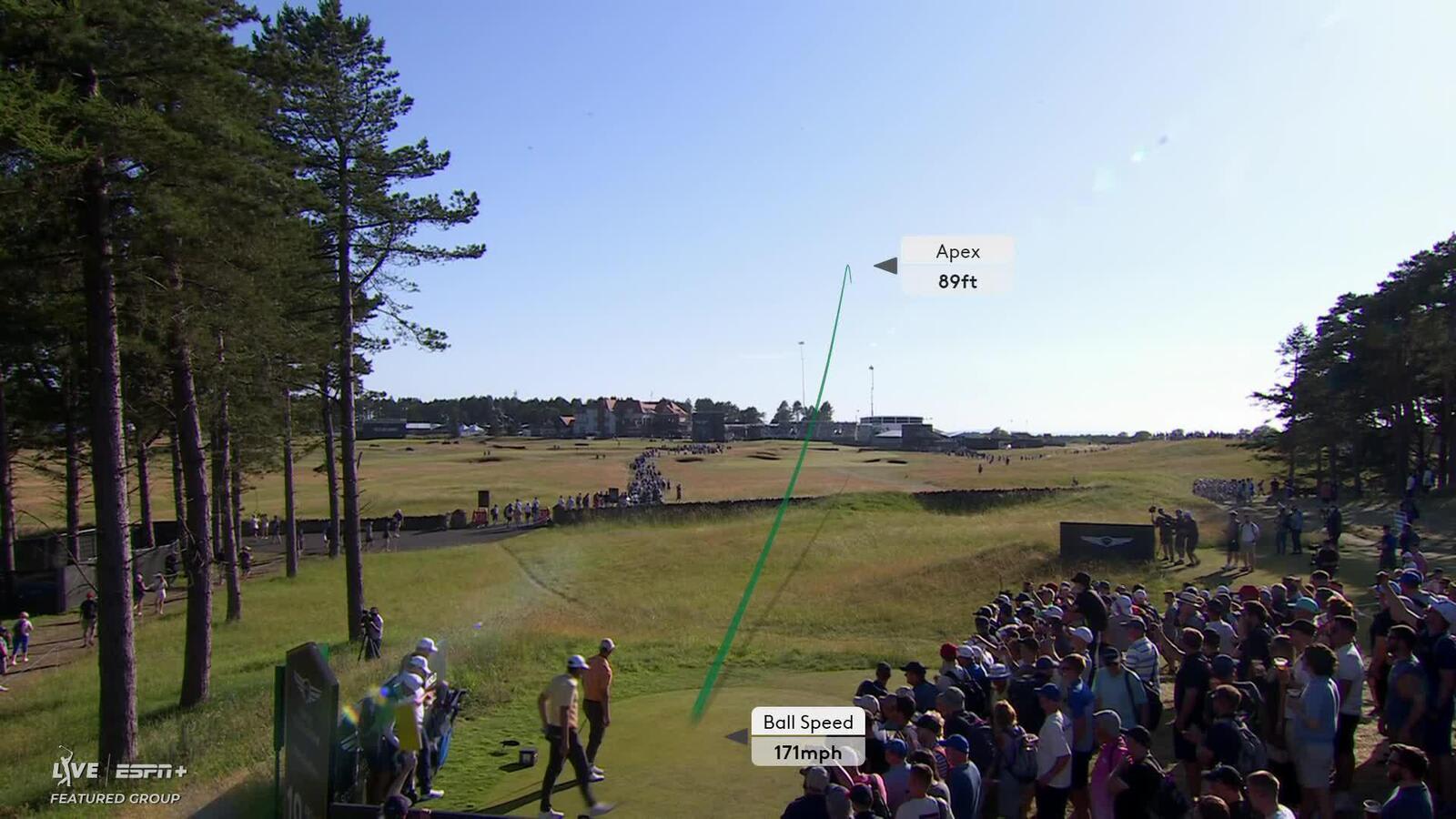Adam Scott | Round 2 | 18th hole | Shot 1 | 2025 Genesis Scottish Open