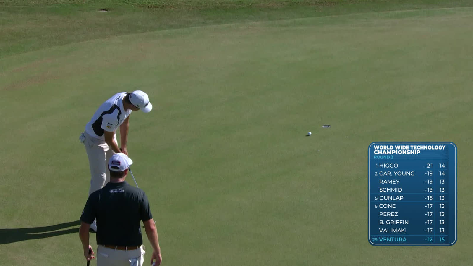 Kristoffer Ventura | Round 3 | 16th hole | Shot 2 | 2025 World Wide Technology