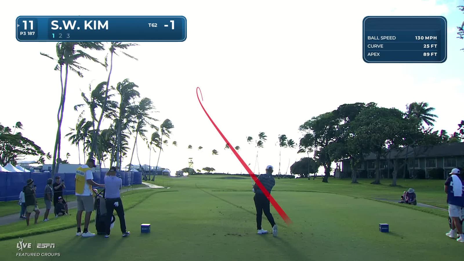 Si Woo Kim | Round 2 | 11th hole | Shot 1 | 2026 Sony Open