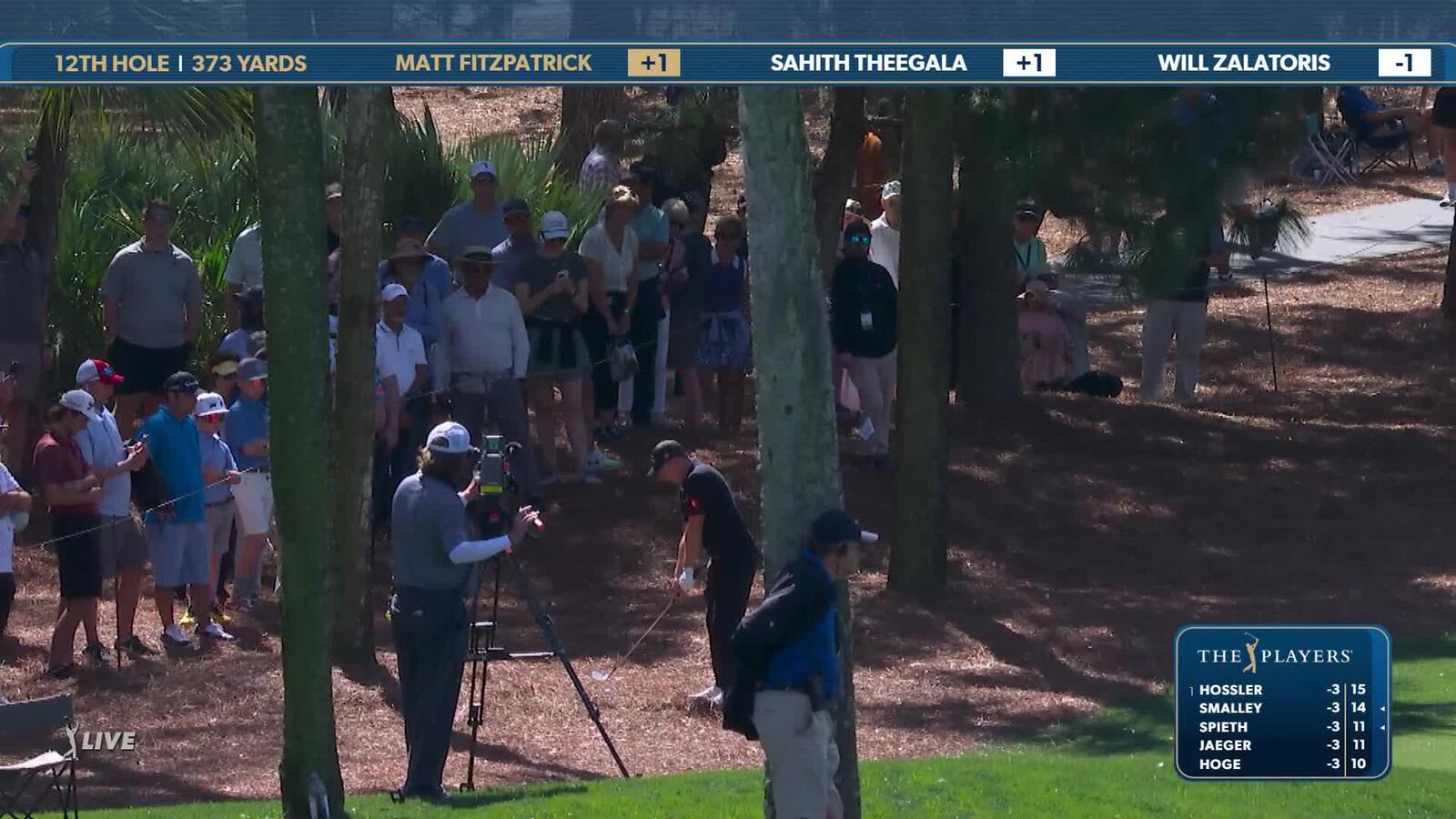 Matt Fitzpatrick | Round 1 | 12th hole | Shot 2 | 2025 THE PLAYERS