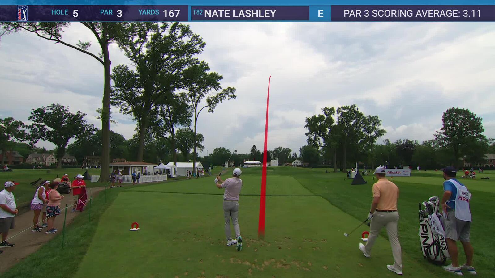 Nate Lashley | Round 1 | 5th hole | Shot 1 | 2025 Rocket Classic