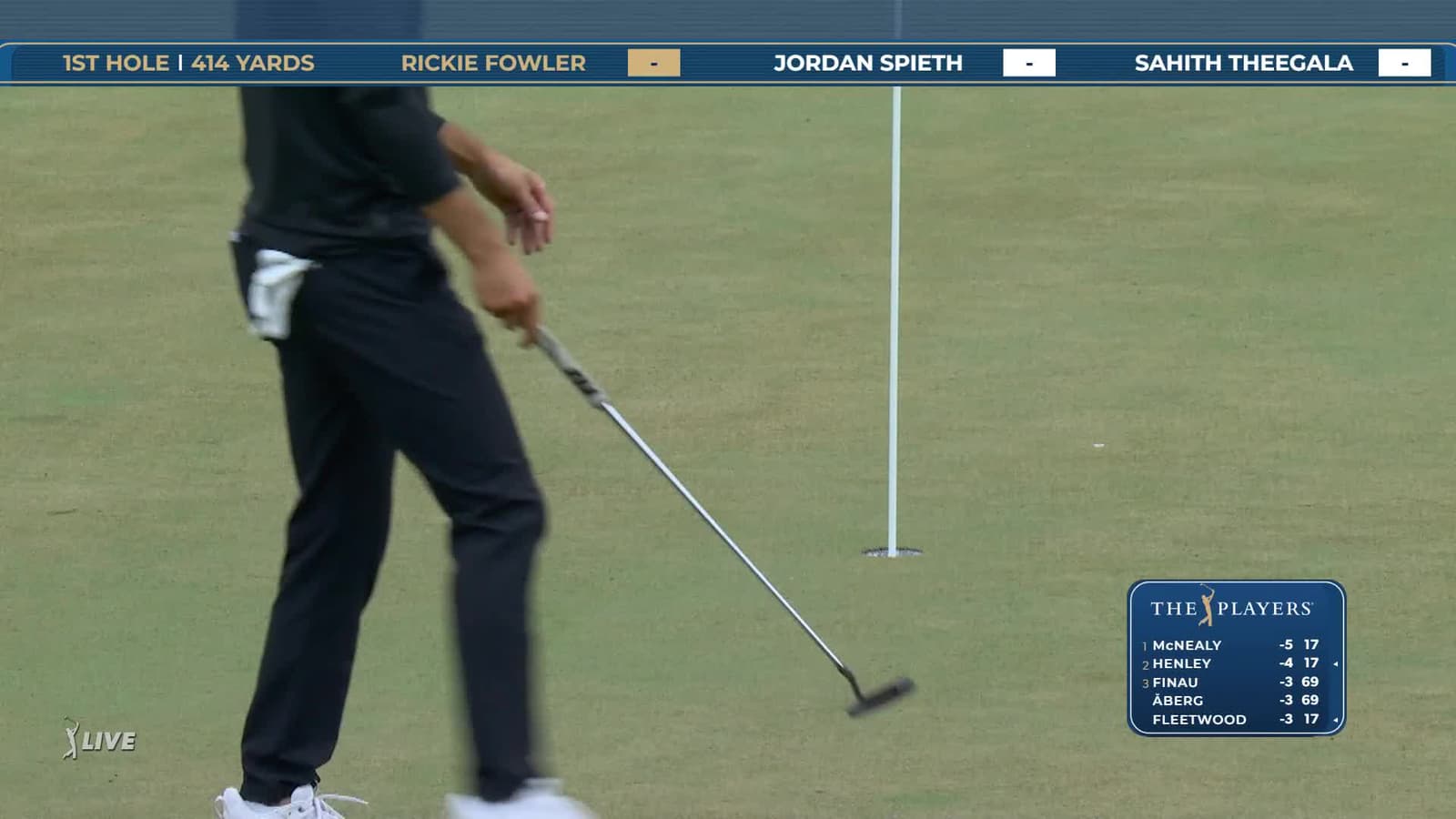 Rickie Fowler | Round 1 | 1st hole | Shot 3 | 2026 THE PLAYERS