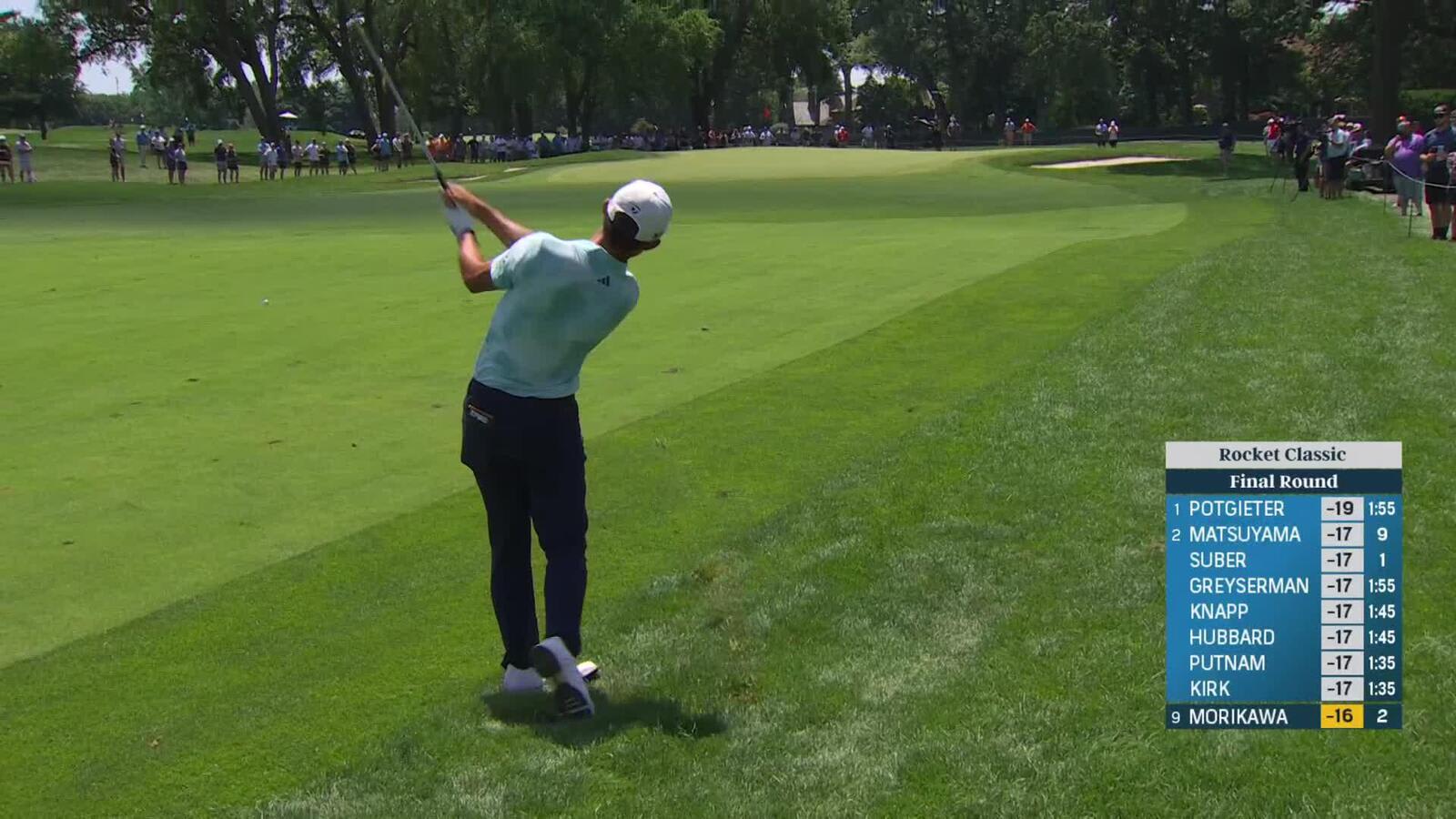 Collin Morikawa | Round 4 | 3rd hole | Shot 2 | 2025 Rocket Classic