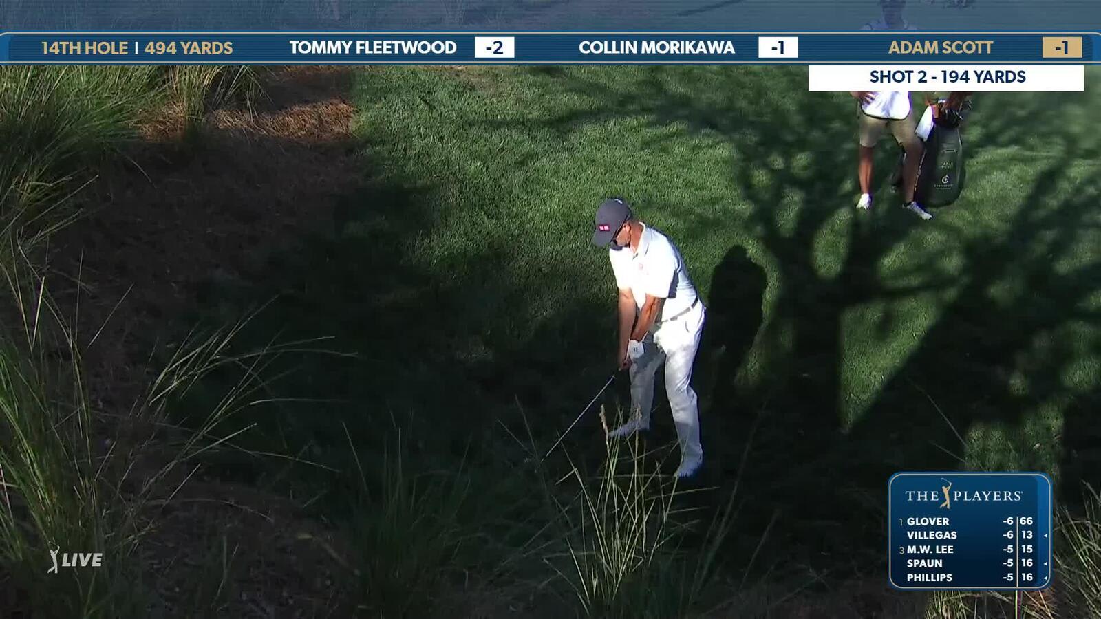 Adam Scott | Round 1 | 14th hole | Shot 2 | 2025 THE PLAYERS