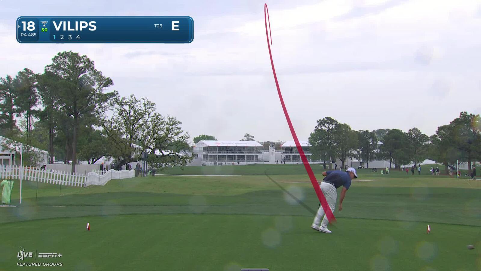 Karl Vilips | Round 1 | 18th hole | Shot 1 | 2025 Houston Open