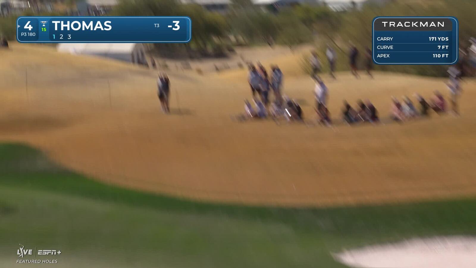 Justin Thomas | Round 1 | 4th hole | Shot 3 | 2025 WM Phoenix Open