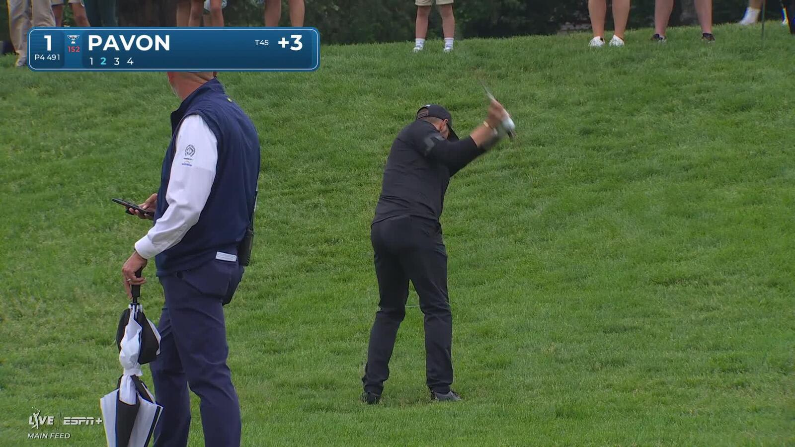 Matthieu Pavon | Round 2 | 1st hole | Shot 2 | 2025 the Memorial