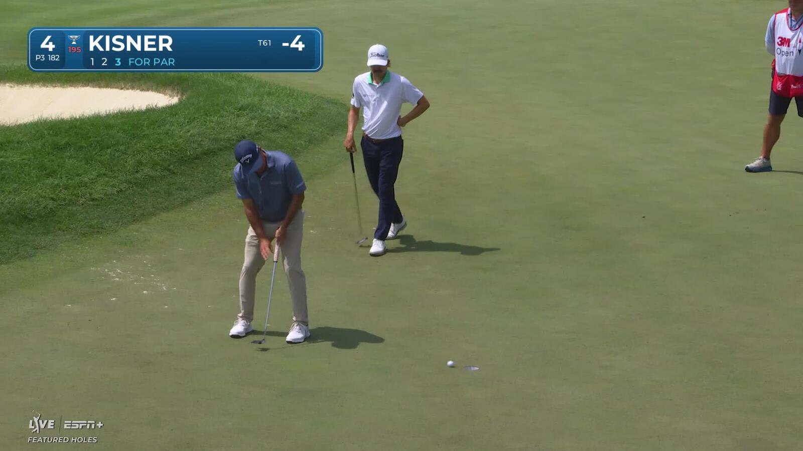 Kevin Kisner | Round 2 | 4th hole | Shot 3 | 2025 3M Open