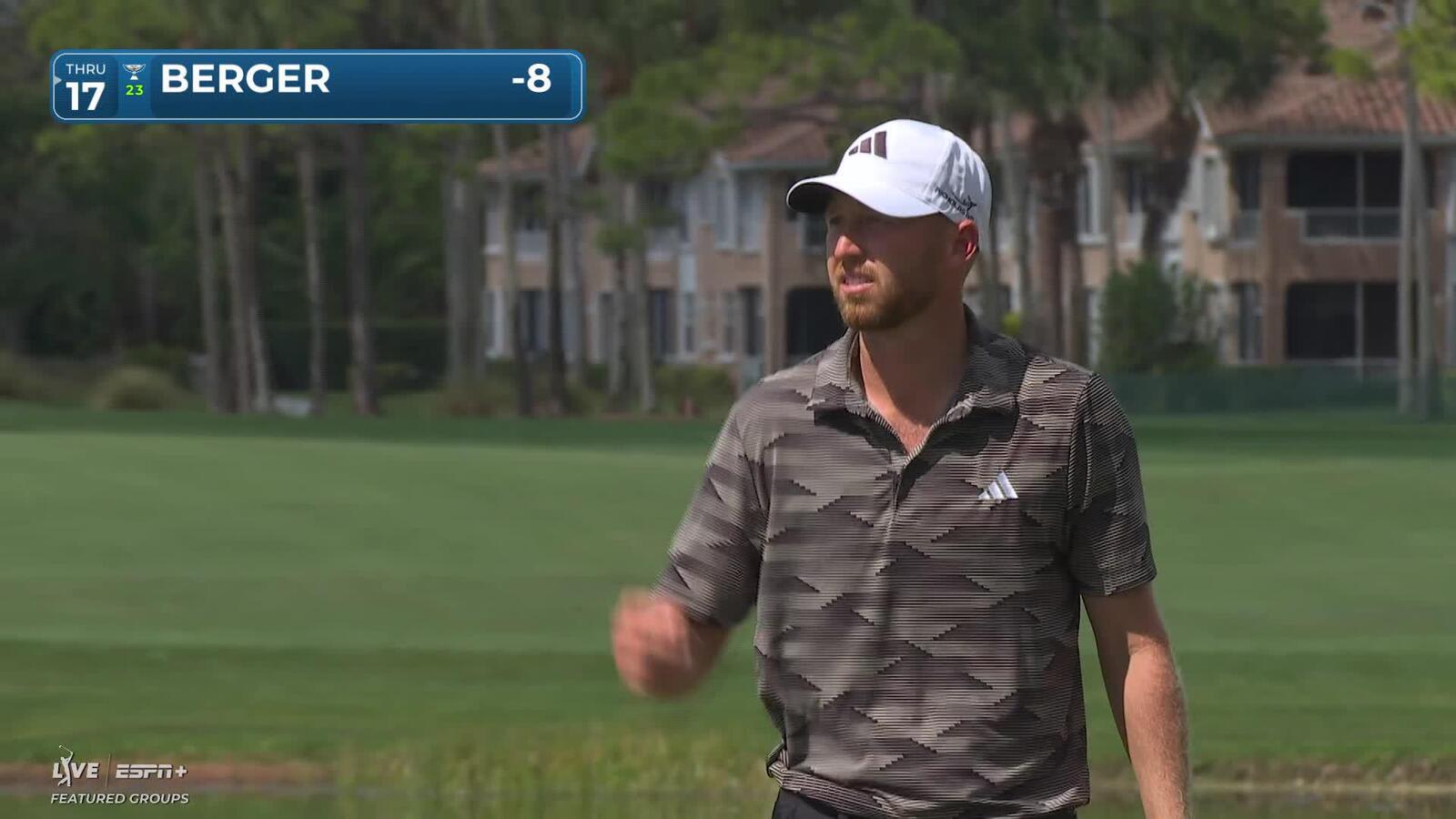 Daniel Berger | Round 1 | 8th hole | Shot 4 | 2025 Cognizant Classic
