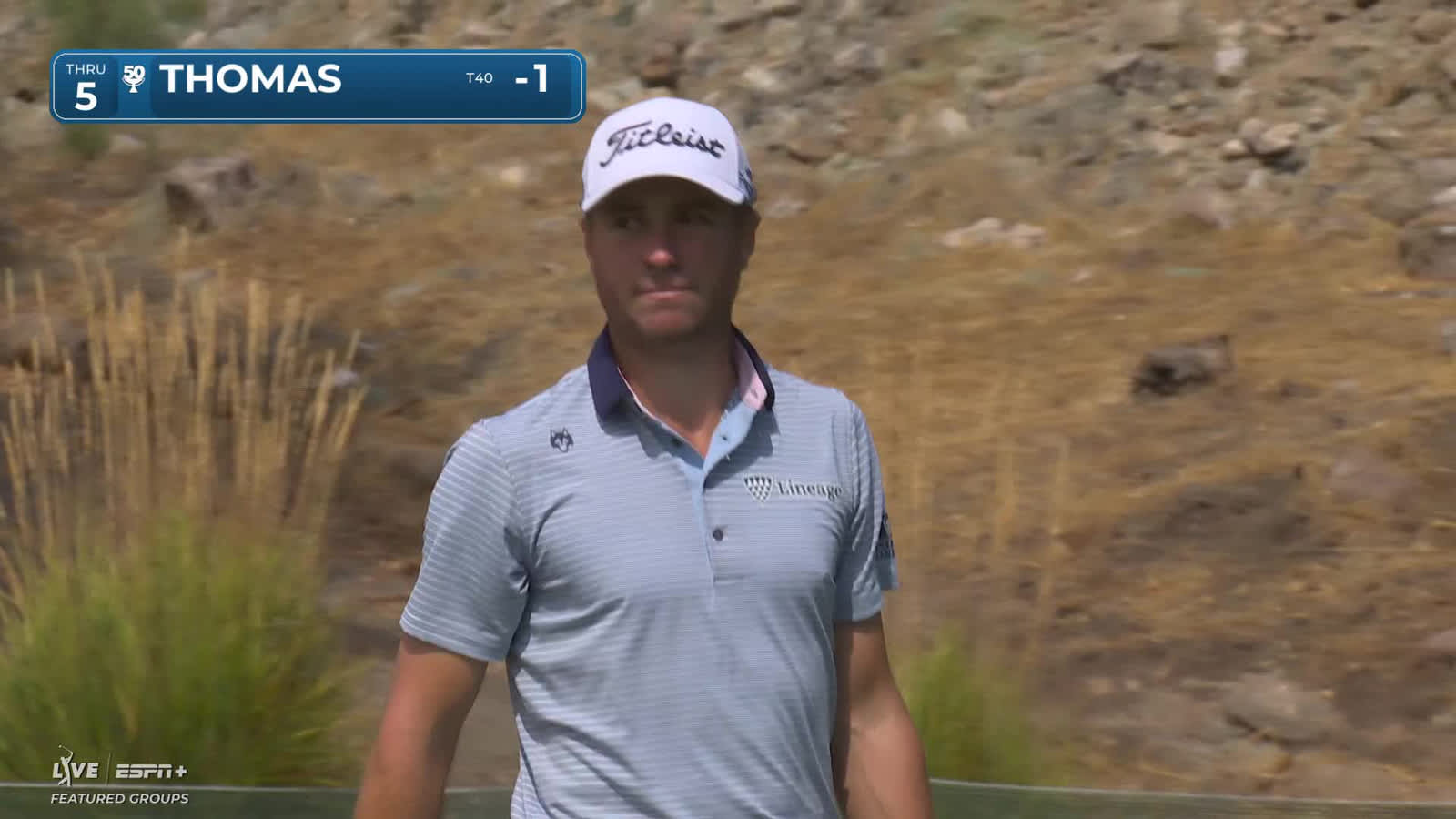 Justin Thomas | Round 1 | 5th hole | Shot 4 | 2025 Procore