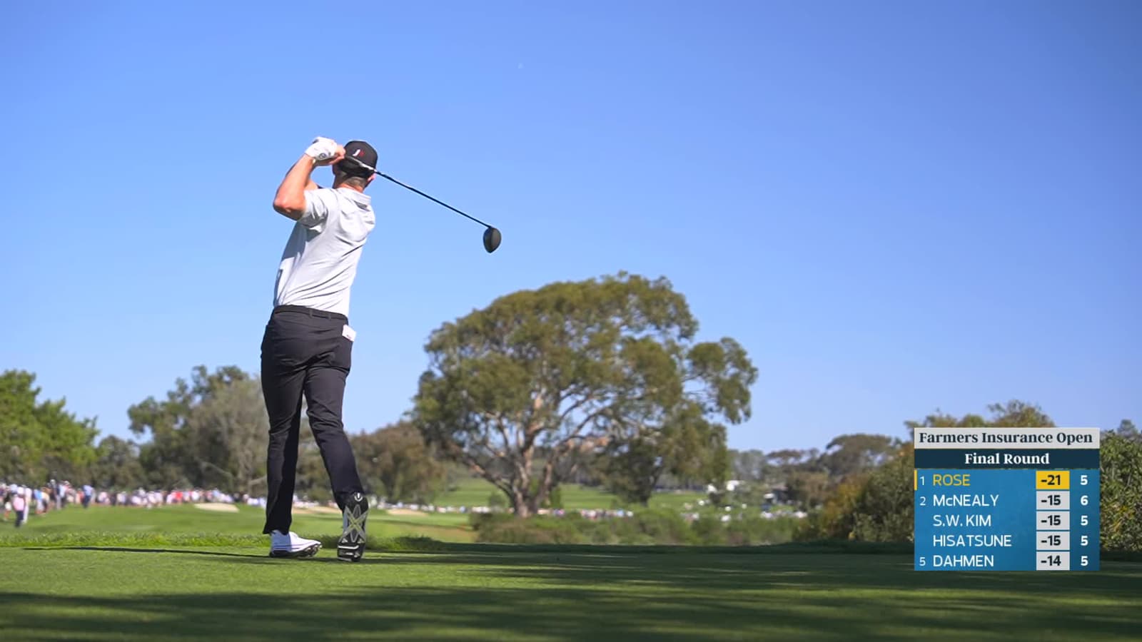 Justin Rose | Round 4 | 6th hole | Shot 1 | 2026 Farmers