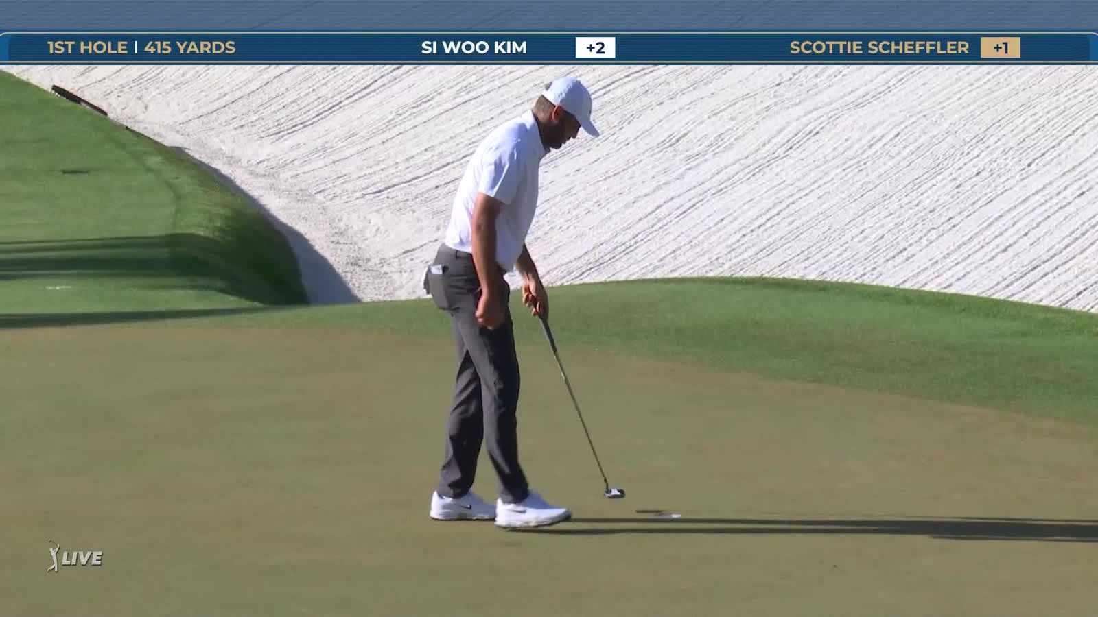 Scottie Scheffler | Round 3 | 1st hole | Shot 4 | 2026 THE PLAYERS